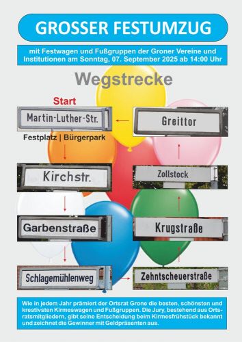 Affiche + route 2025